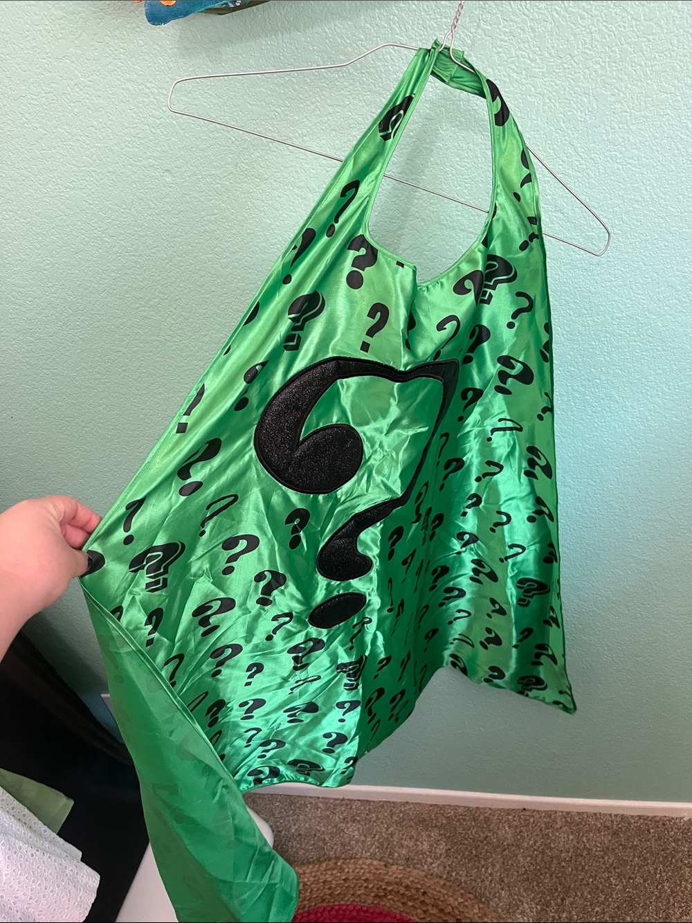 The riddler Costume Cape
